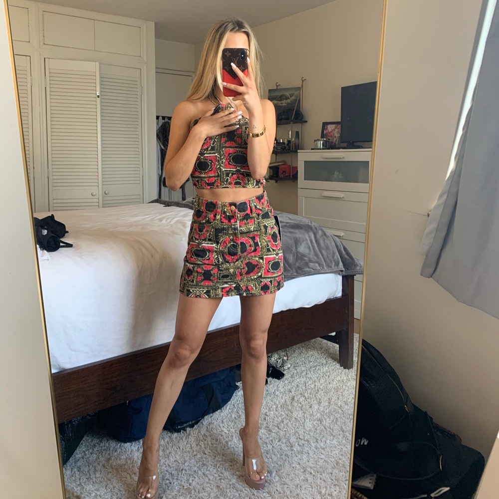 Two Piece Set - Skirt and Top